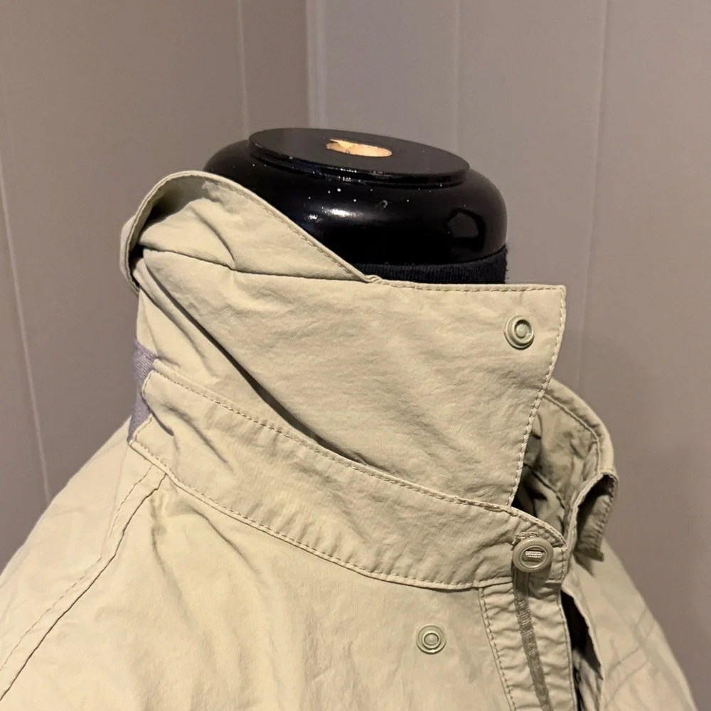 L.L. Bean Men Small Regular Utility Jacket in Light Green Outdoor